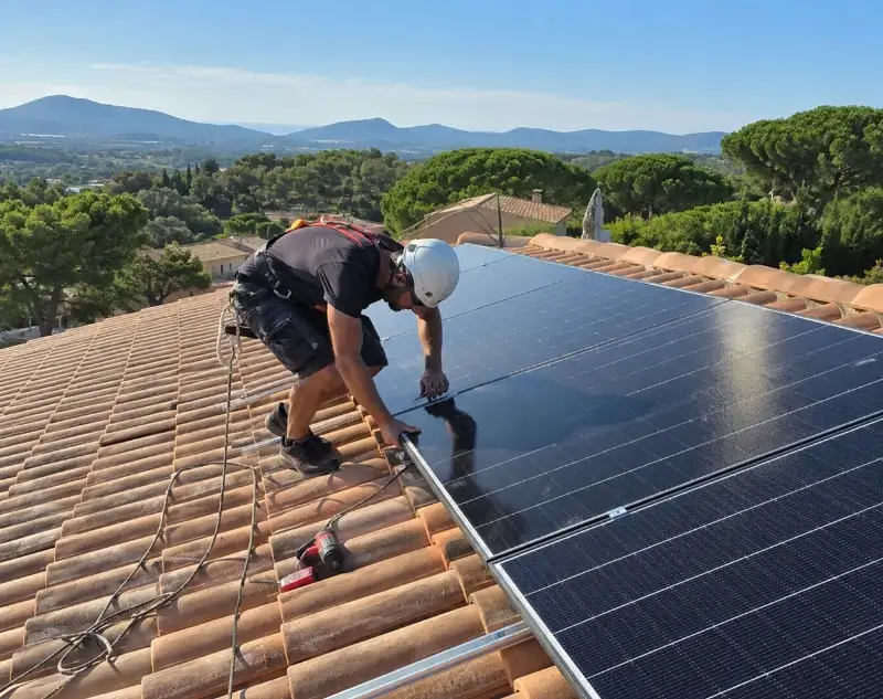Installateur panneaux solaires Brenthonne — pose photovoltaïque sur toiture